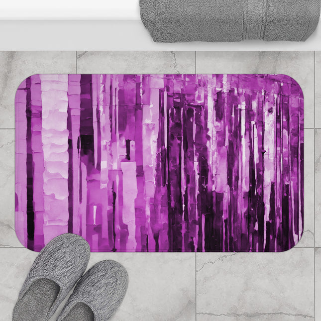 Striped Powder Pastel 34" x 21" Bath Mat