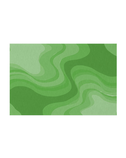 Greenie Meanie Wavey 48" x 72" Outdoor Rug