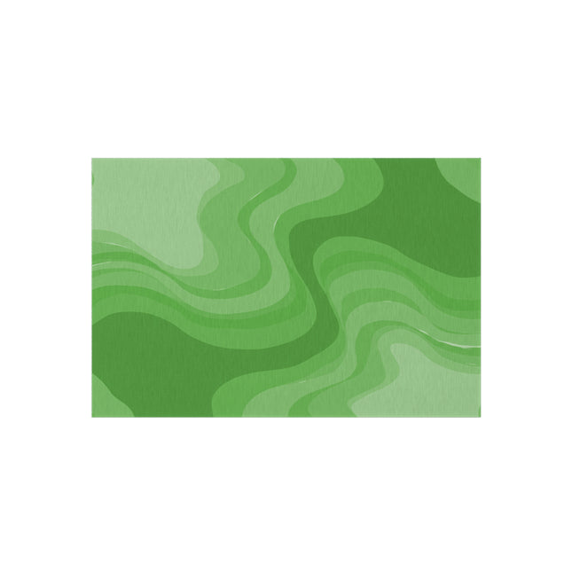 Greenie Meanie Wavey 48" x 72" Outdoor Rug