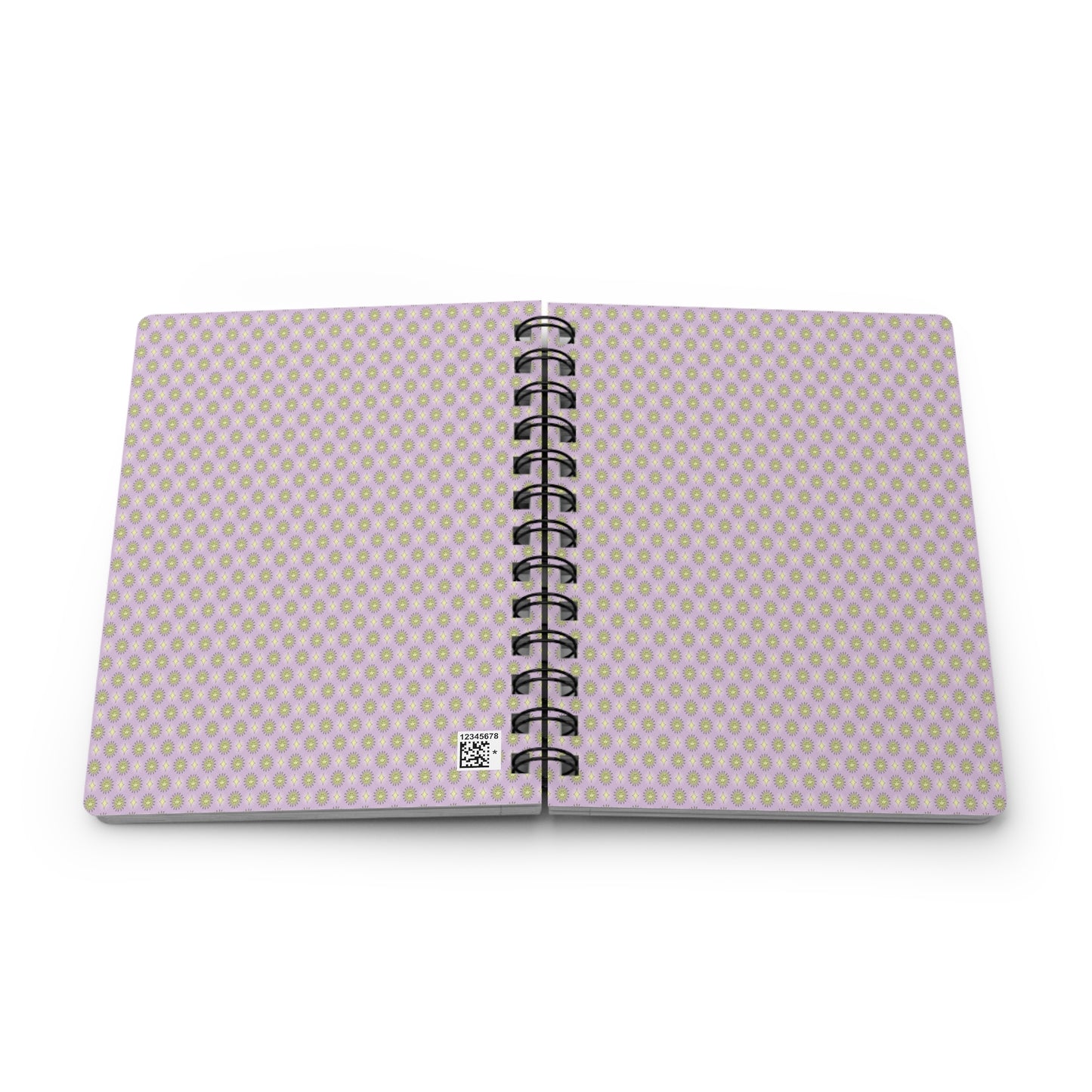 Magenta Star-crossed Bodies Spiral Bound Journal, 5" x 7" 150 pages