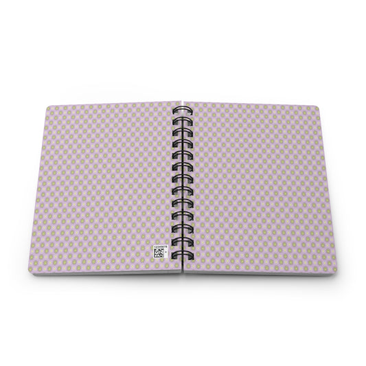 Magenta Star-crossed Bodies Spiral Bound Journal, 5" x 7" 150 pages