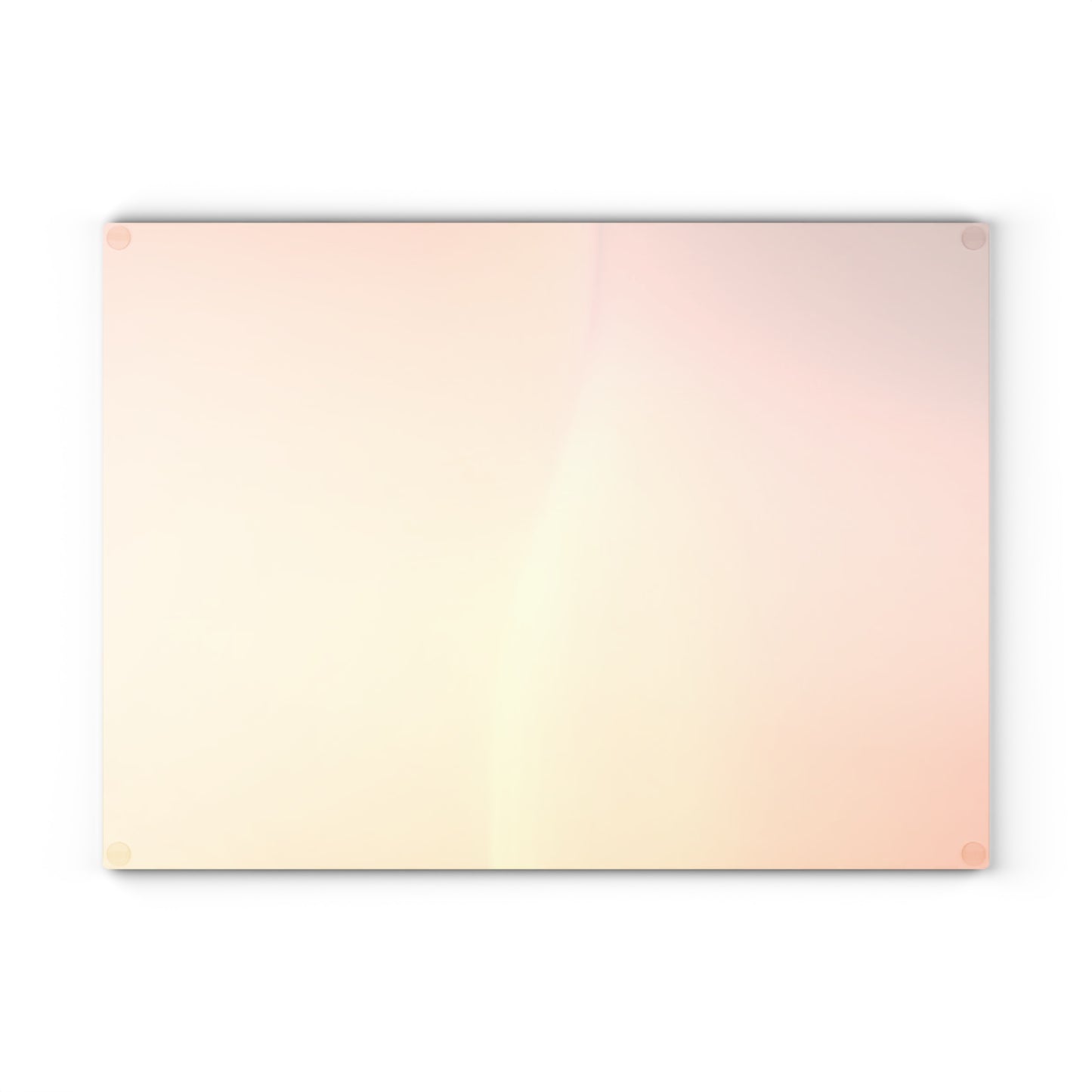 Hot Peach Fade 11" x 15" Glass Cutting Board