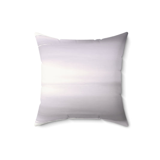 Sephia Sea Dark Fog 16" x 16" Faux Suede Square Pillow