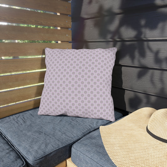 Pink Mornings Star-crossed Bodies 16" x 16" Outdoor Pillows