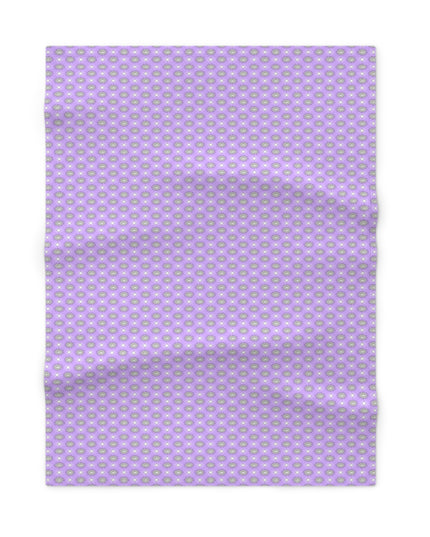 Lavender Star-crossed Bodies Soft Fleece Baby Blanket, 30" x 40"