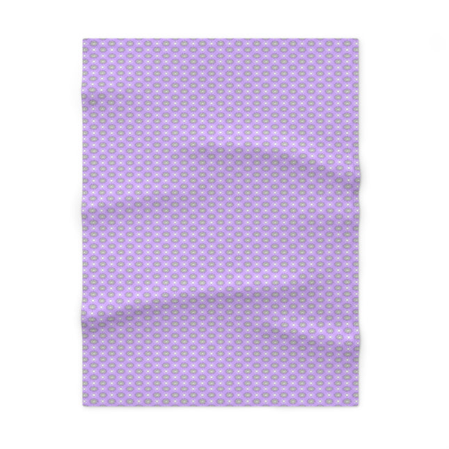Lavender Star-crossed Bodies Soft Fleece Baby Blanket, 30" x 40"