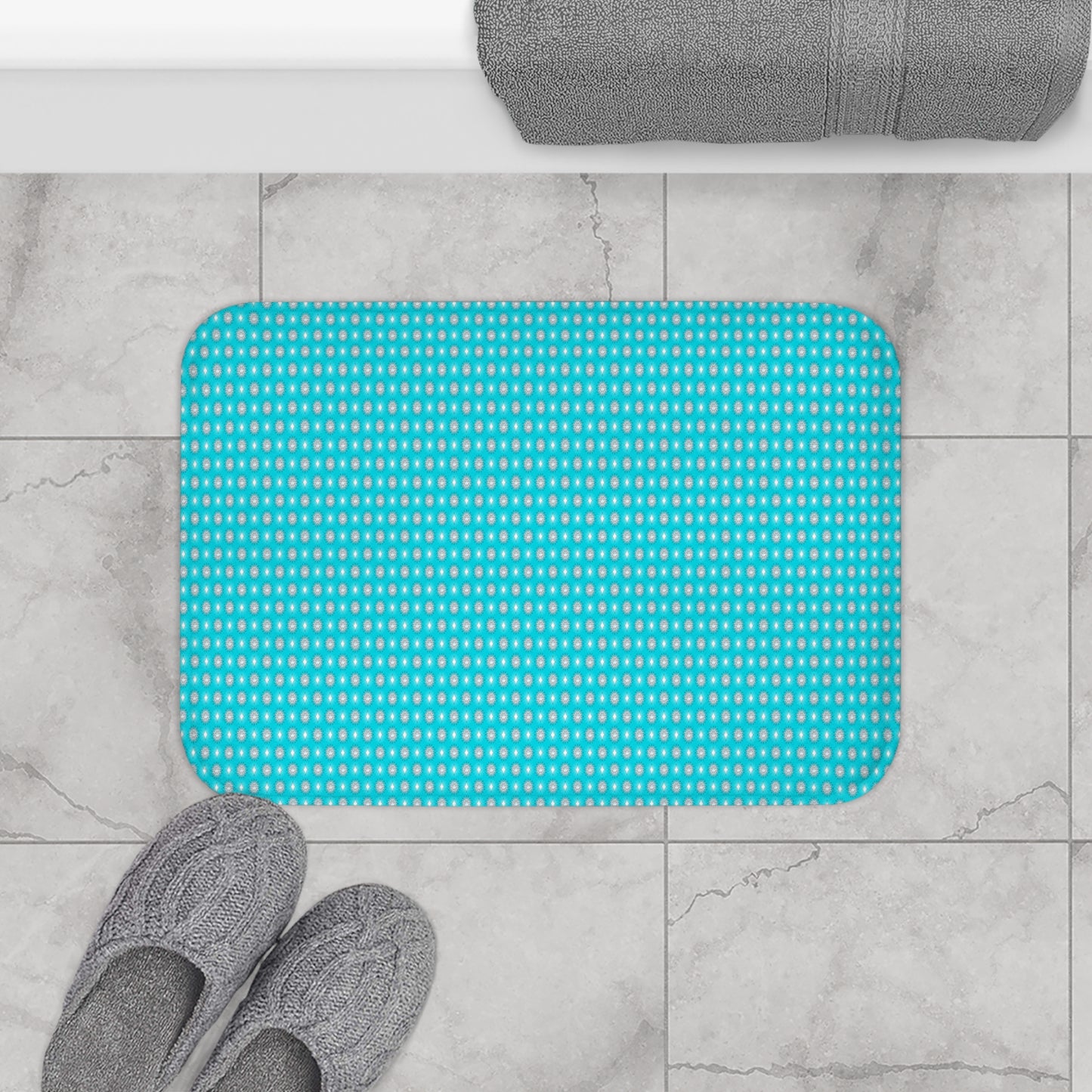 Tif Green Star-crossed Bodies 24" x 17" Bath Mat