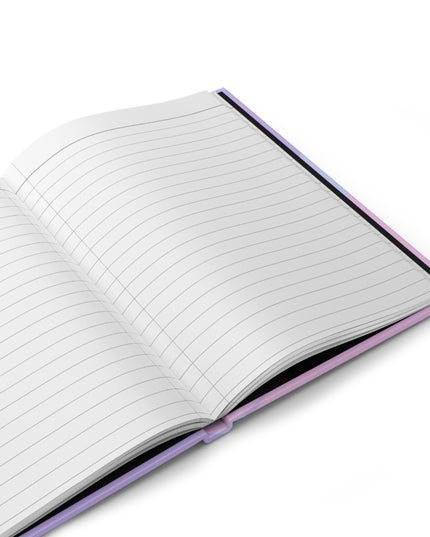 Pastel Purple and Mauve Patches 5.75" x 8" Hardcover Journal Matte with 150 lined pages