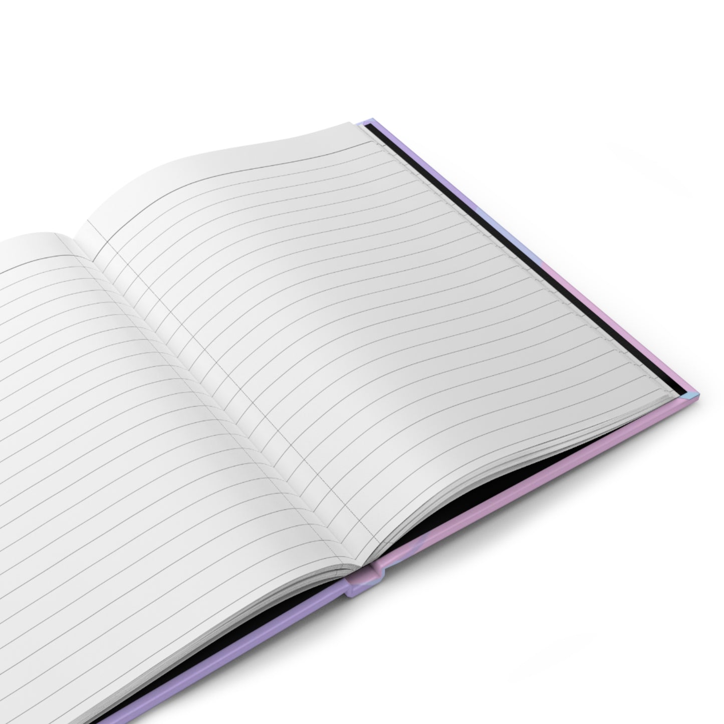 Pastel Purple and Mauve Patches 5.75" x 8" Hardcover Journal Matte with 150 lined pages