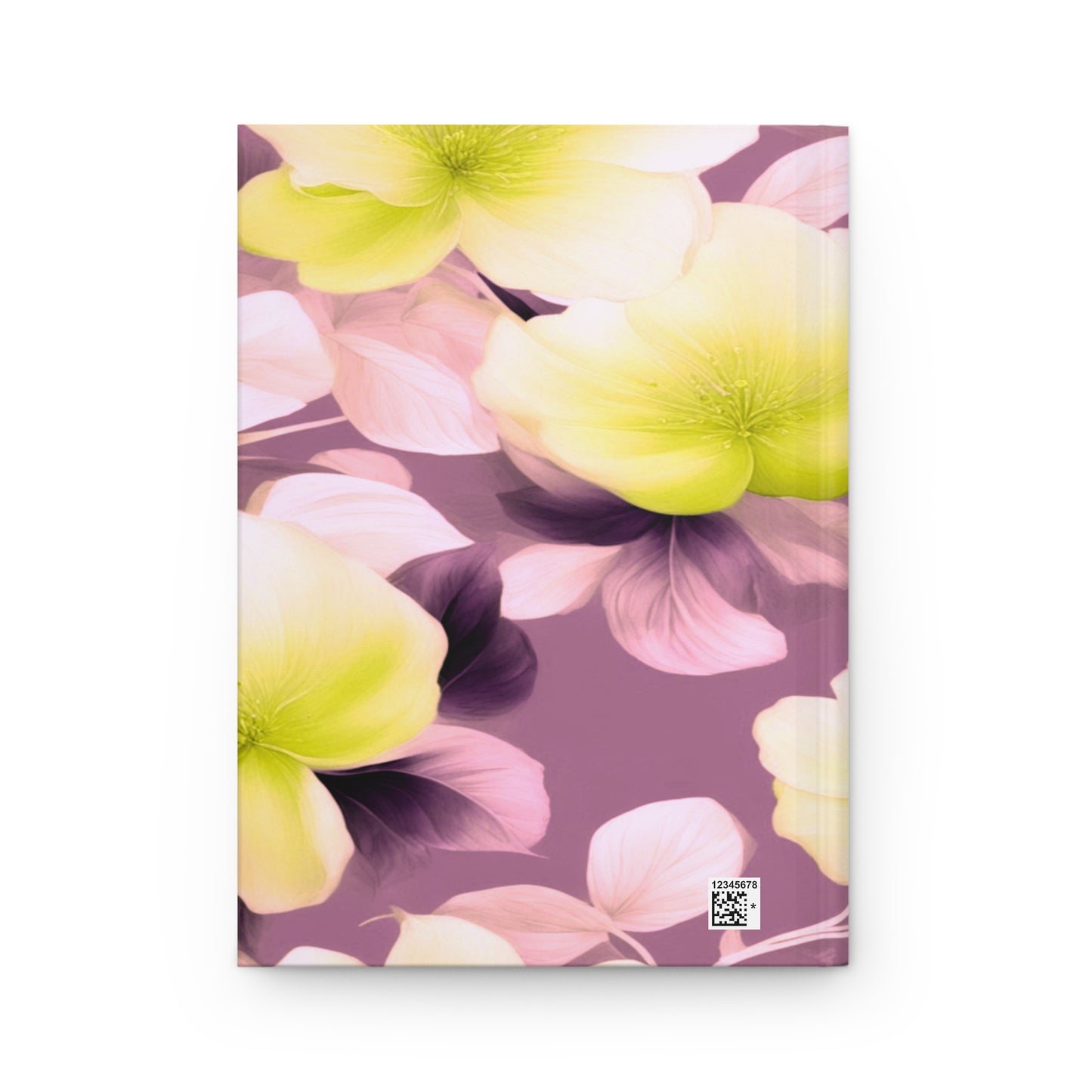 Lemon Blossom Floral Bunch Hardcover Journal Matte with 150 lined pages, 5.75" x 8"