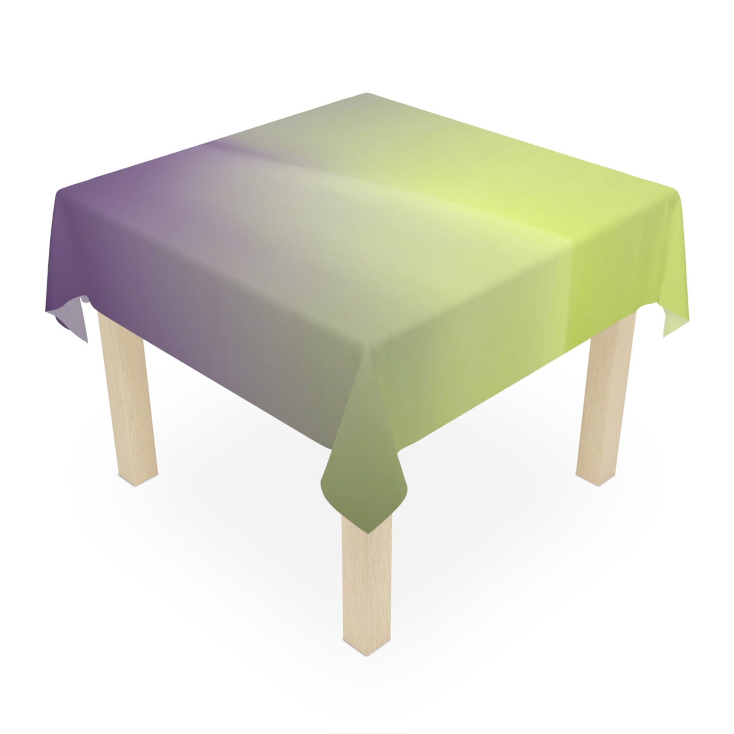 Purple Golden Fade Tablecloth, 55" x 55"