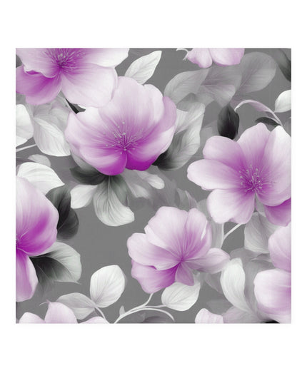 Purple Blossom Floral Bunch Face Towel, 13" x 13"