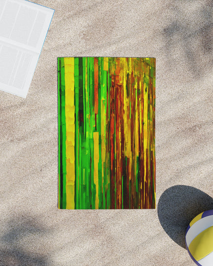 Striped Beta Beach Towel, 18" x 27"