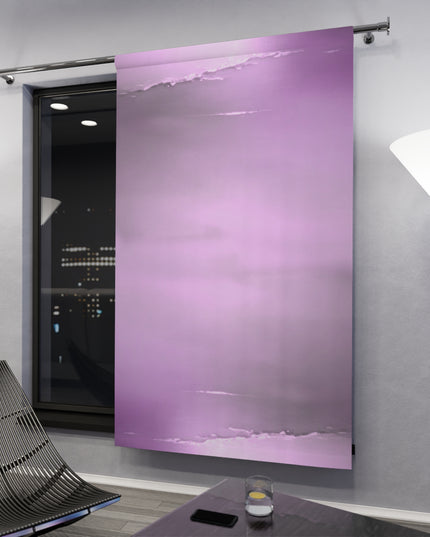Dark Pink Sea Amethyst Fog, 50" x  84", blackout