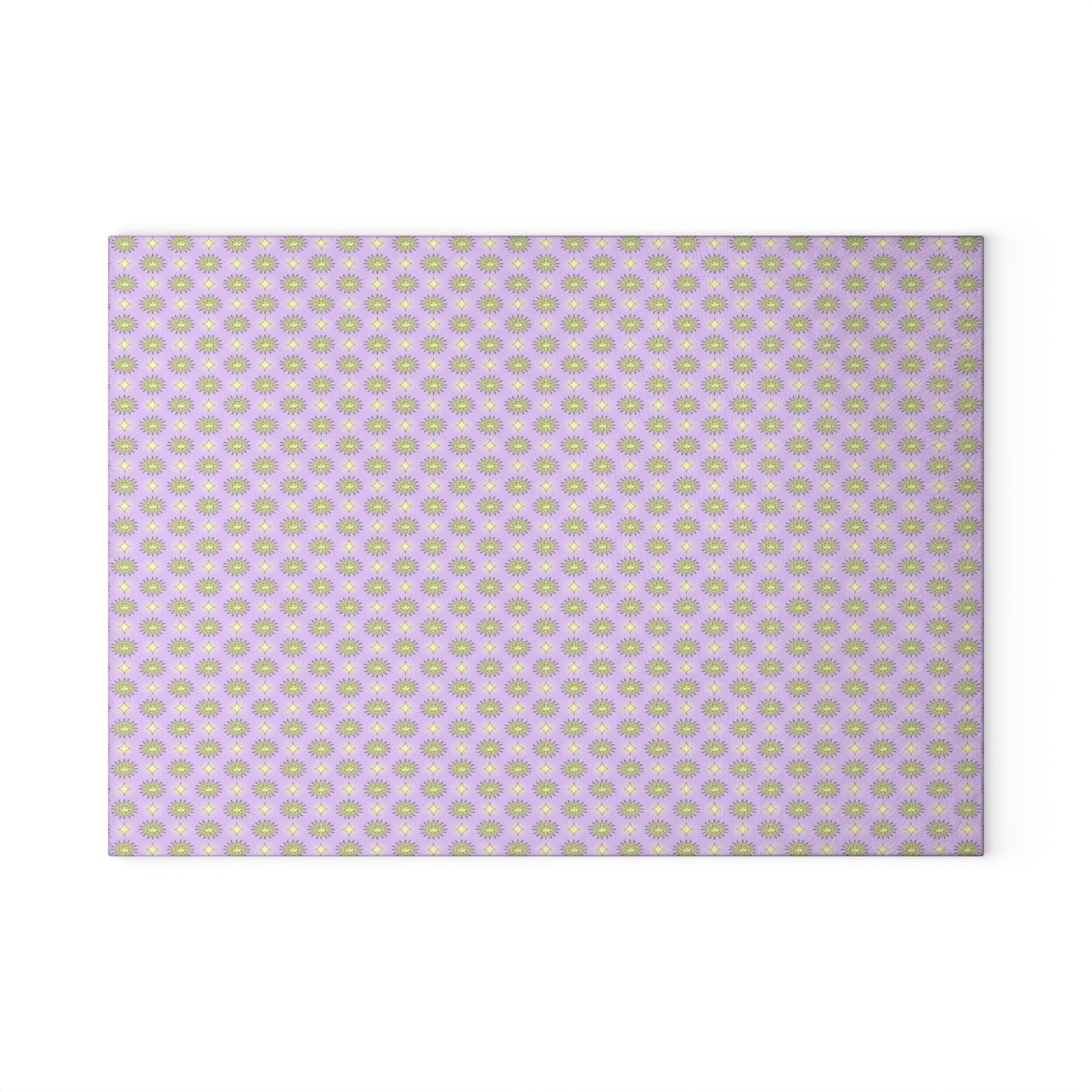 Magenta Star-crossed Bodies Glass Cutting Board,  8" x 11"