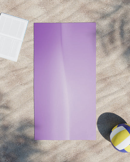 Soft Lavender Fade Beach Towel, 24" x 44"