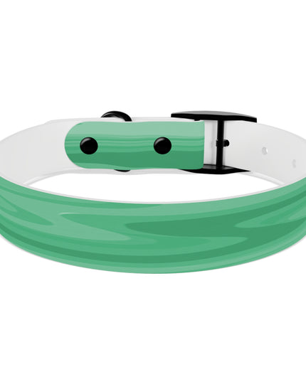 Mint Green Wavey Medium Dog Collar