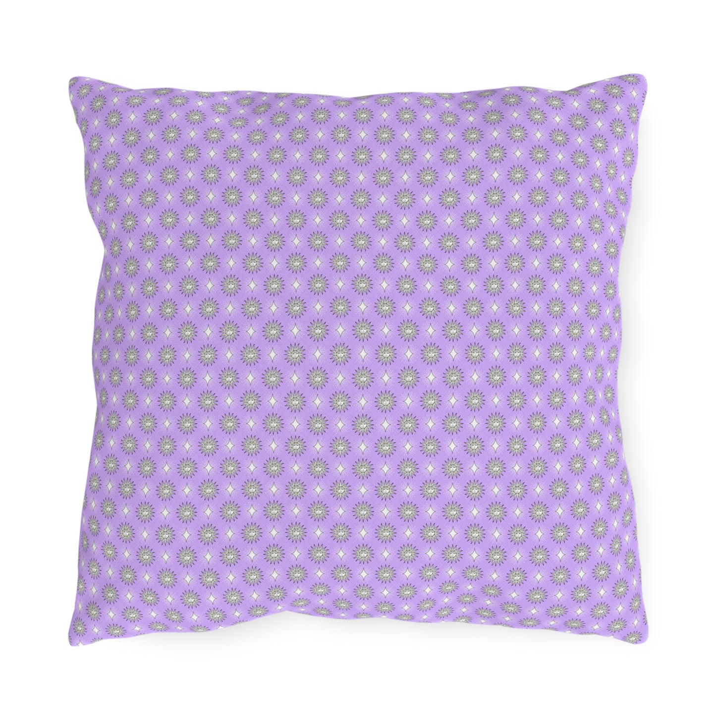 Lavender Star-crossed Bodies 16" x 16" Outdoor Pillow