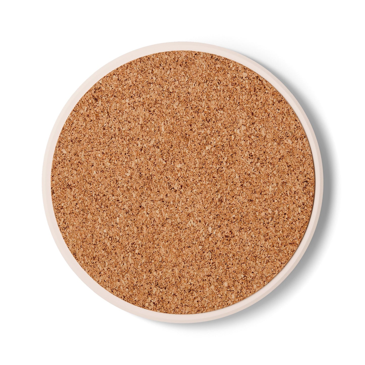 Alpha Maple Leaf 4" x 4" Round Ceramic Coaster