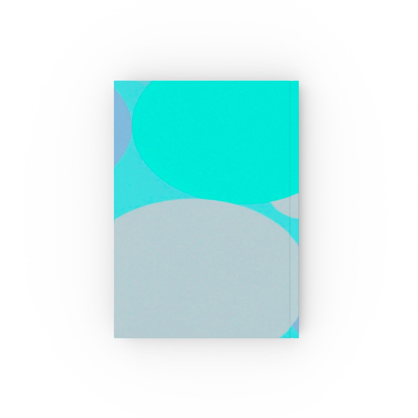 Pastel Tan and Tif Patches 5.2" x 7.4" Hard Backed Journal with 128 blank pages