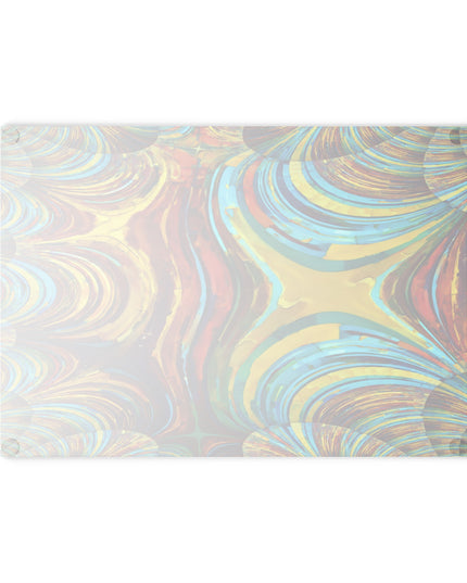 Uzi Spiral Alpha 8" x 11" Glass Cutting Board