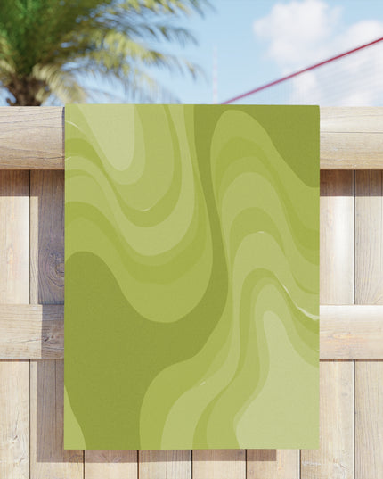 Lemon Wavey Beach Towel, 24" x 44"