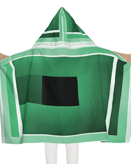 Mint Shadow Youth Hooded Towel, 24" x 48"