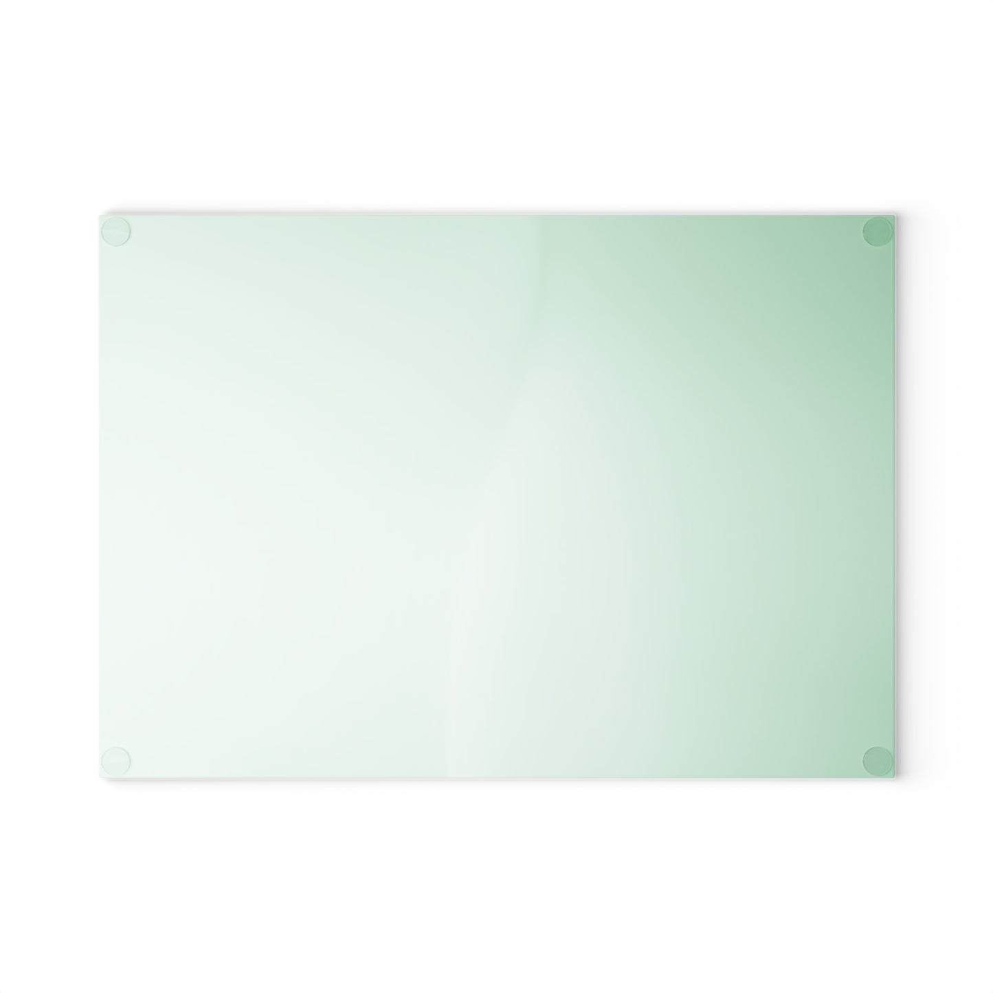 Mint Fade 8" x 11" Glass Cutting Board