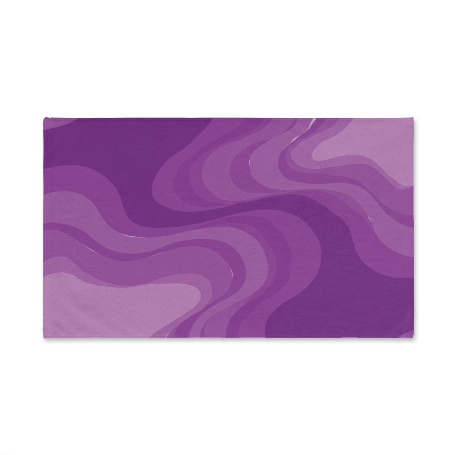Wavey Purple Wavey Hand Towel, 16" x 28"
