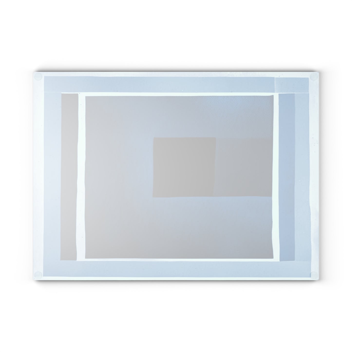 Blue Shadow Glass Cutting Board, 11" x 15"