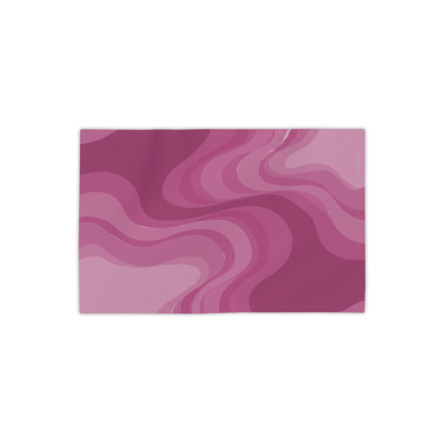 Pinky Mauve Wavey Beach Towel, 18" x 27"