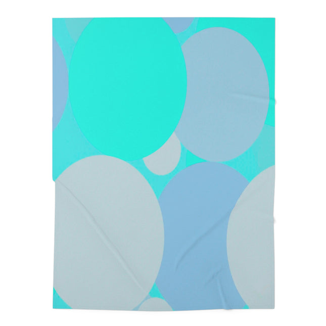 Pastel Tan and Tif Patches Baby Swaddle 30″×40″ Blanket