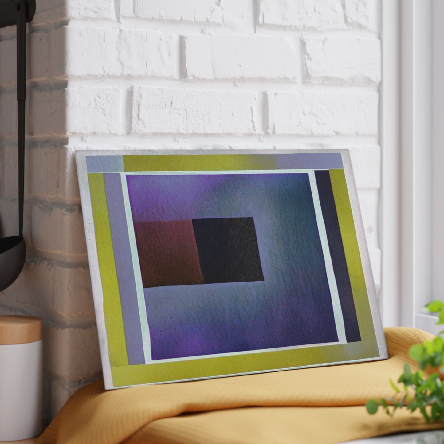 Zeta Shadow 8" x 11" Glass Cutting Board