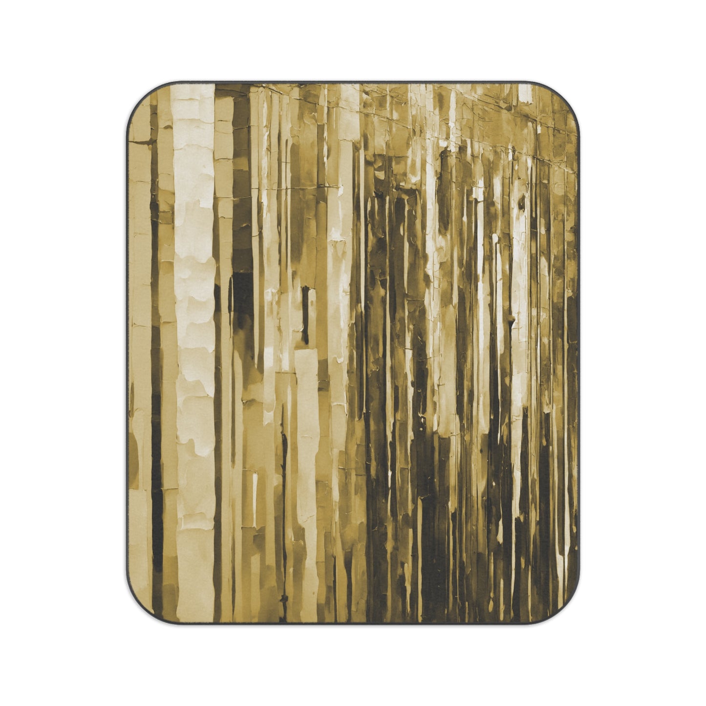 Striped Light Brown 61" × 51" Picnic Blanket