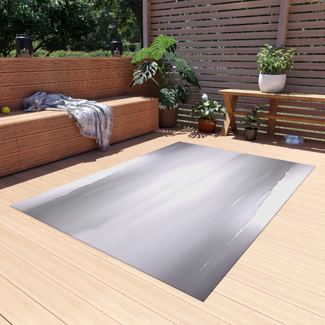 Sephia Sea Dark Fog Outdoor Rug, 60" x 84"