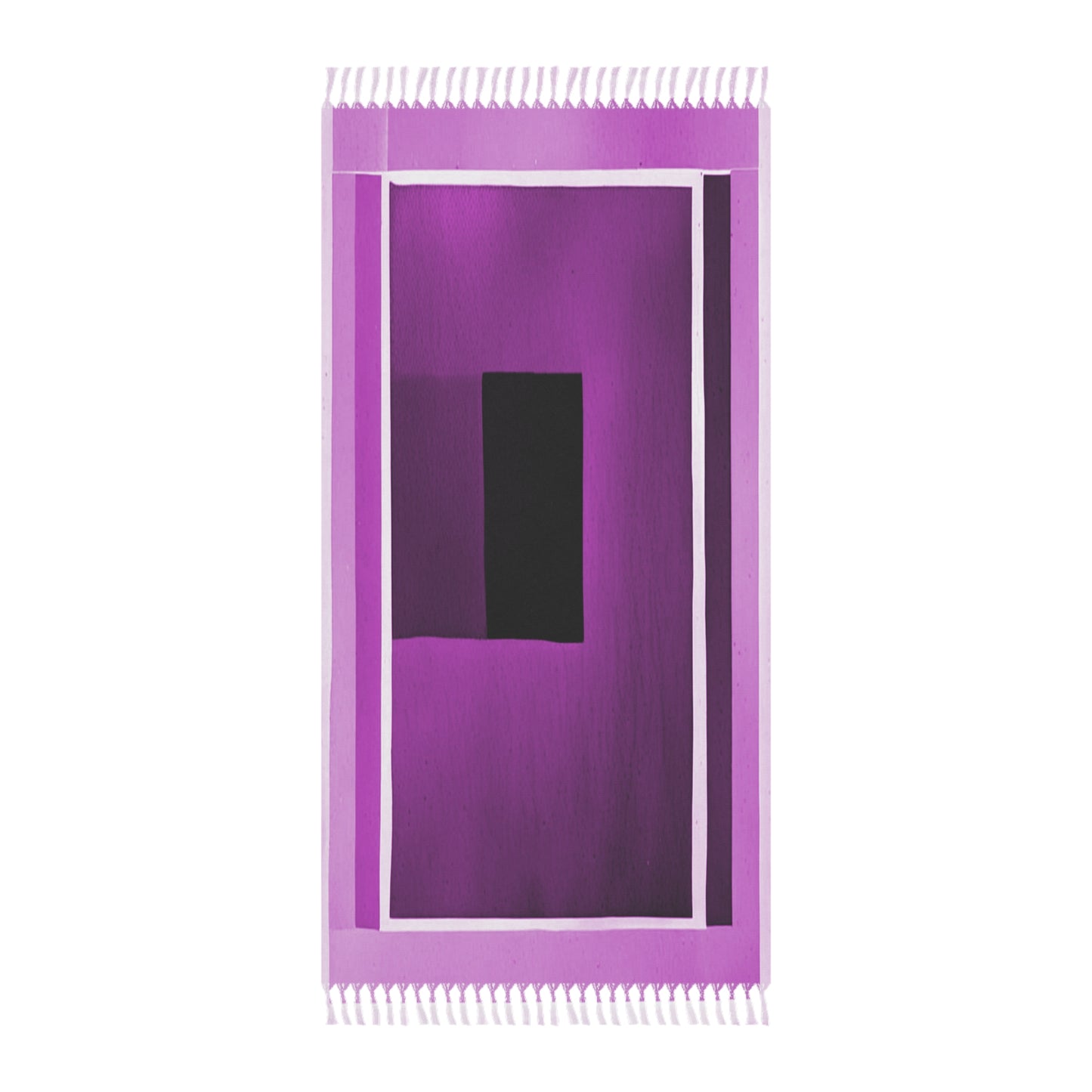Magenta Shadow 38" × 81" Boho Beach Cloth