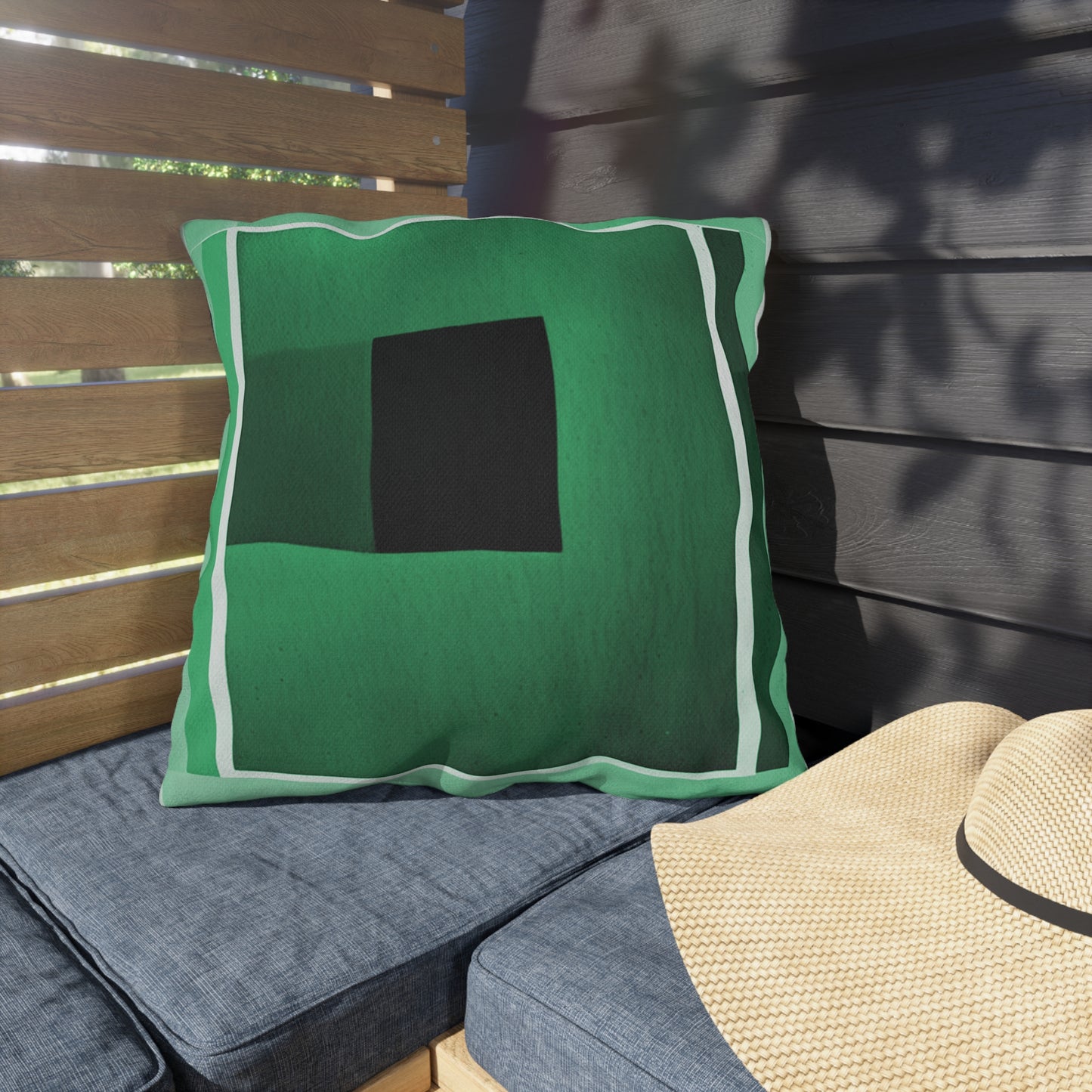 Mint Shadow 20" x 20" Outdoor Pillow