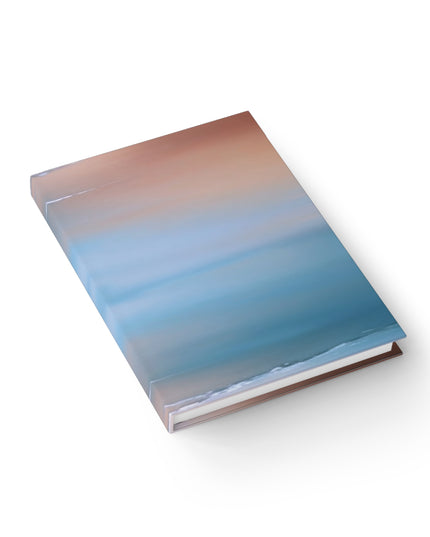 Blue Sea Peach Fog 5" x 7" Journal - 128 Blank pages