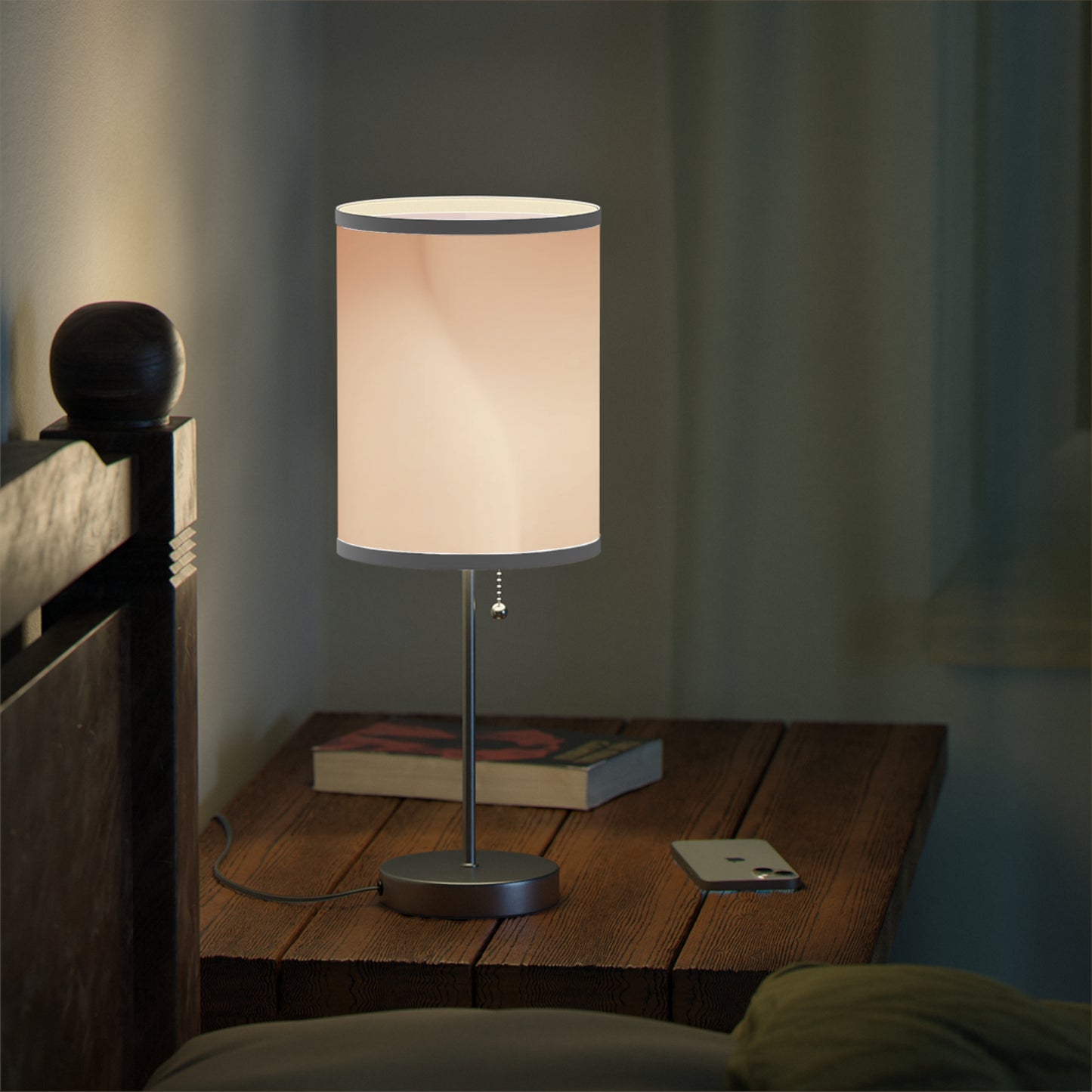 Soft Fade Table Lamp on a White or Silver Stand, US|CA plug