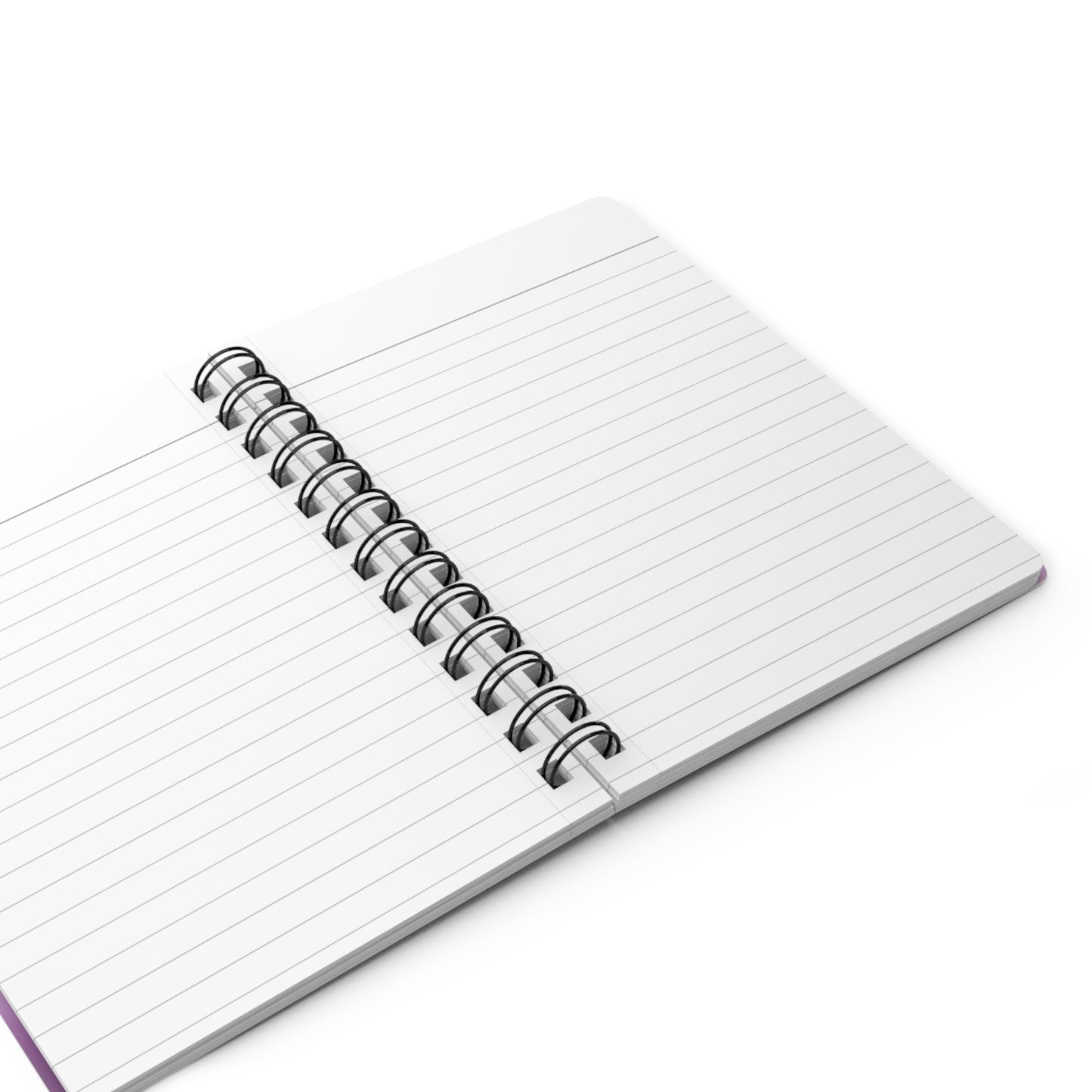 Dark Pink Sea Amethyst Fog Spiral Bound Journal, 5" x 7" 150 pages