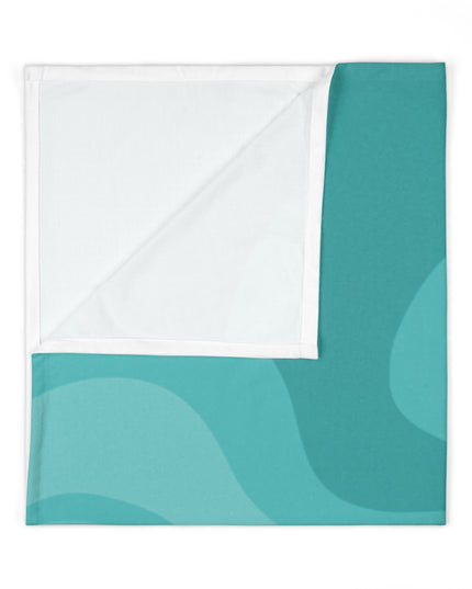 Tif Green Wavey Baby Swaddle 30″×40″ Blanket