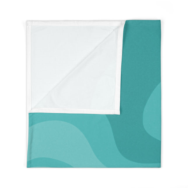 Tif Green Wavey Baby Swaddle 30″×40″ Blanket