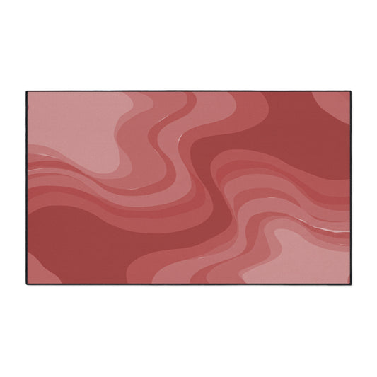 Power Red Wavey 36" x 60" Heavy Duty Floor Mat