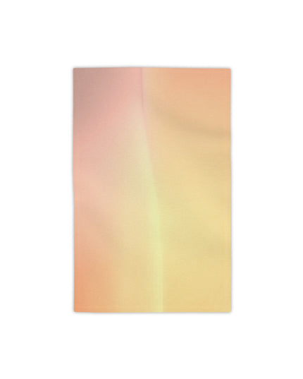 Hot Peach Fade Beach Towel, 18" x 27"