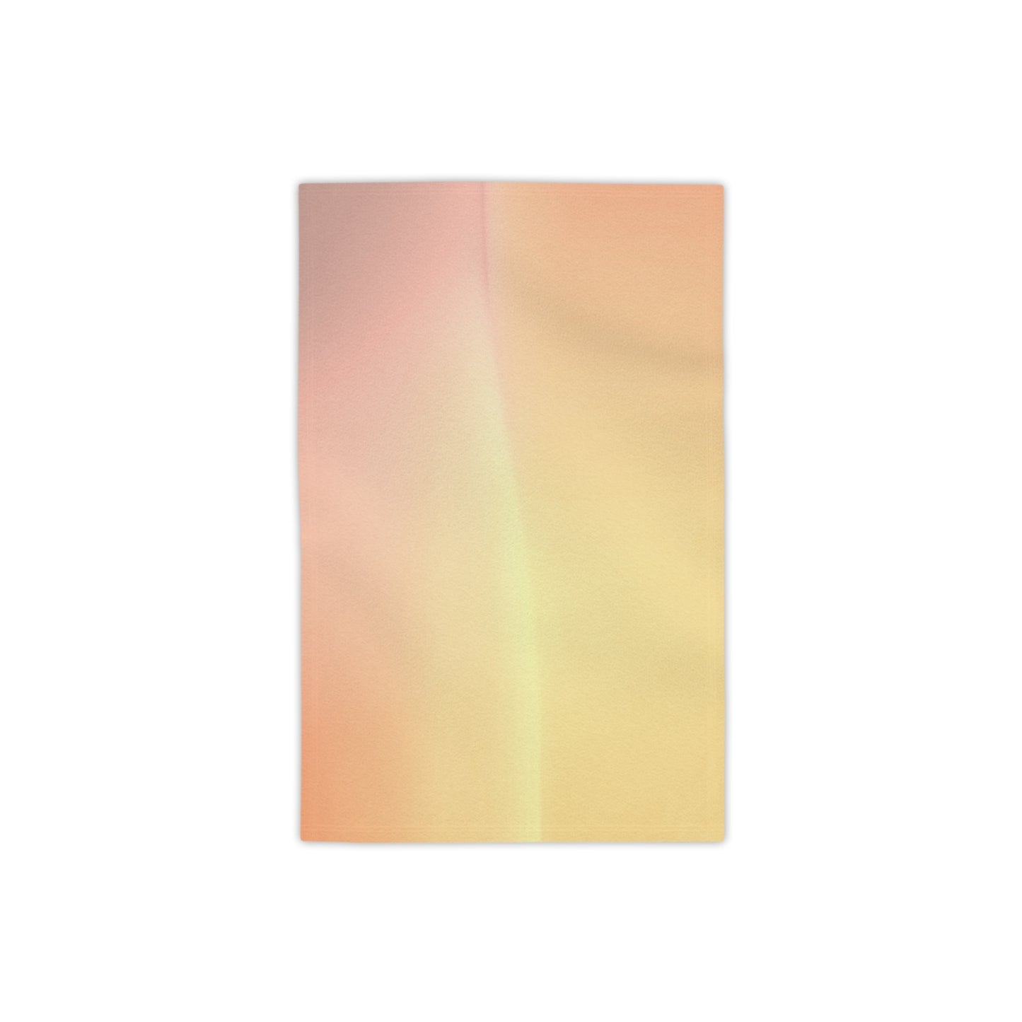 Hot Peach Fade Beach Towel, 18" x 27"