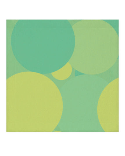 Pastel Green Patches Face Towel, 13" x 13"