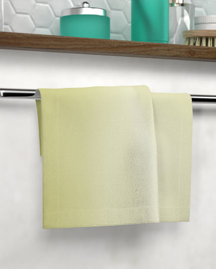 Lemon Fade Face Towel, 13" x 13"