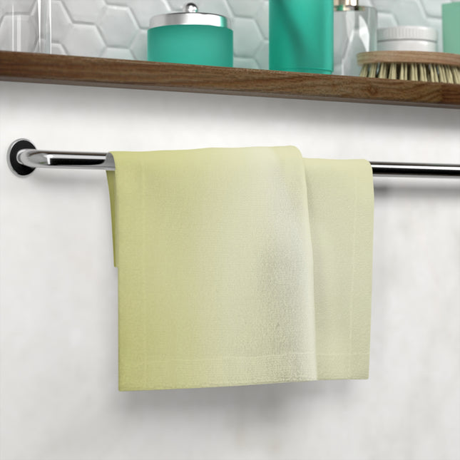 Lemon Fade Face Towel, 13" x 13"