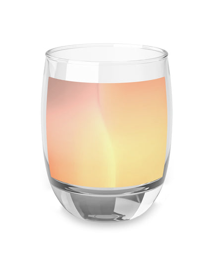 Hot Peach Fade Whiskey Glass, 6 oz