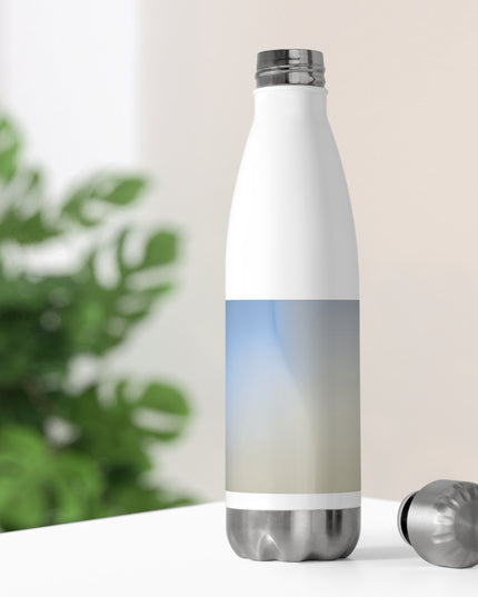 Cobalt Fade 20oz Insulated White Water Bottle